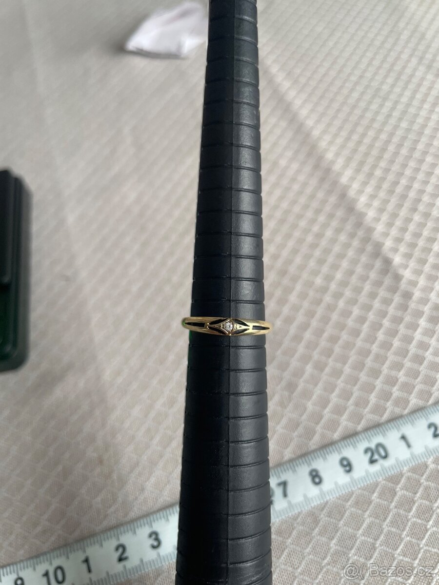 Zlatý prstýnek dámský 585 14k - 3