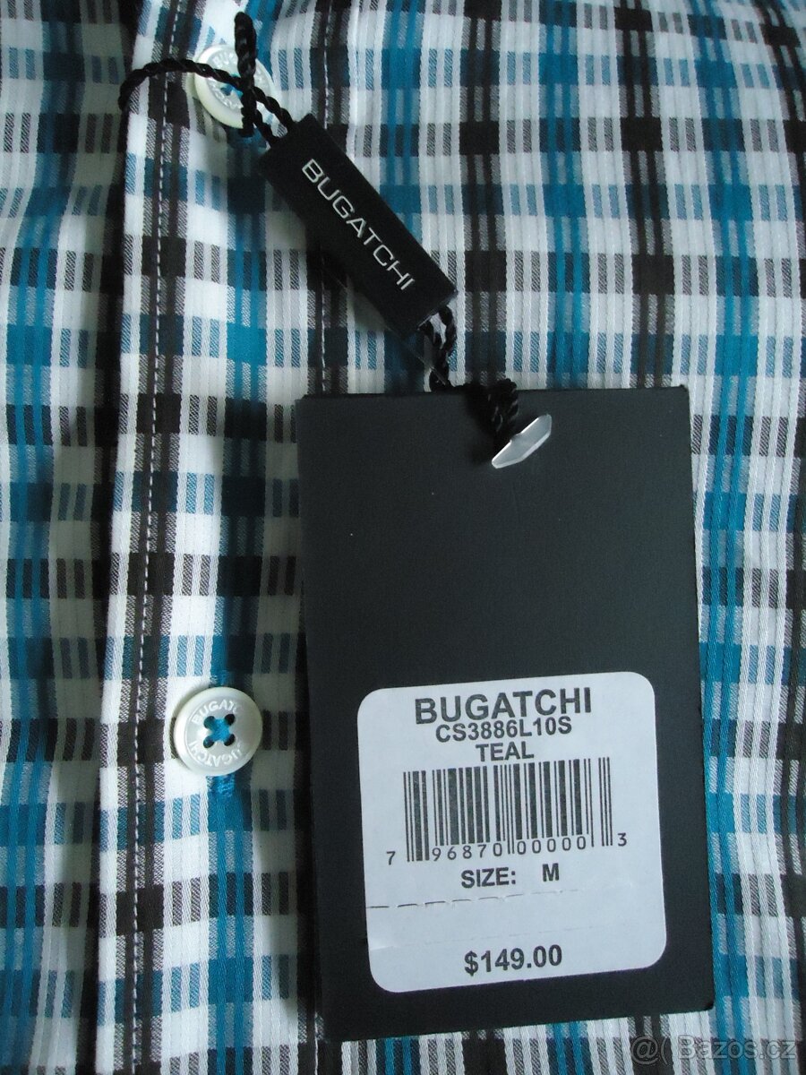 Bugatchi značková pánská košile, vel. M, s visačkami - 3