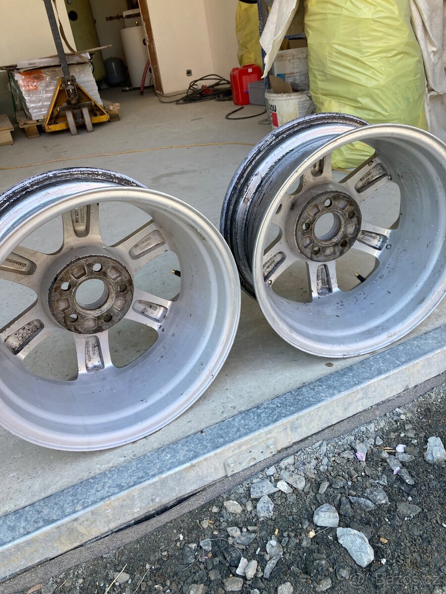 Prodám 2ks. org. 15 alu kola 5 x100 - 3