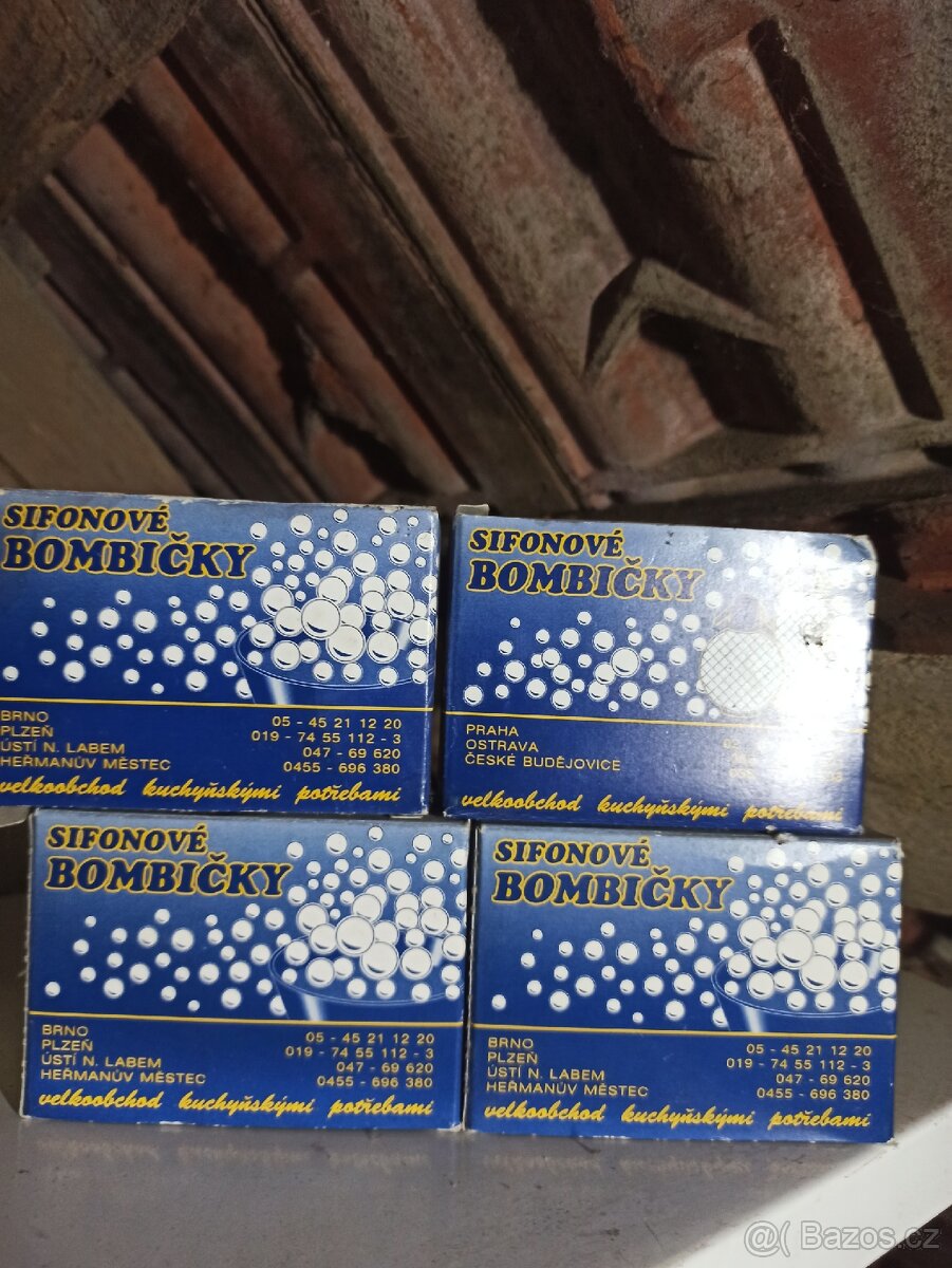 Sifonová láhev+ bombičky /stará/ - 3