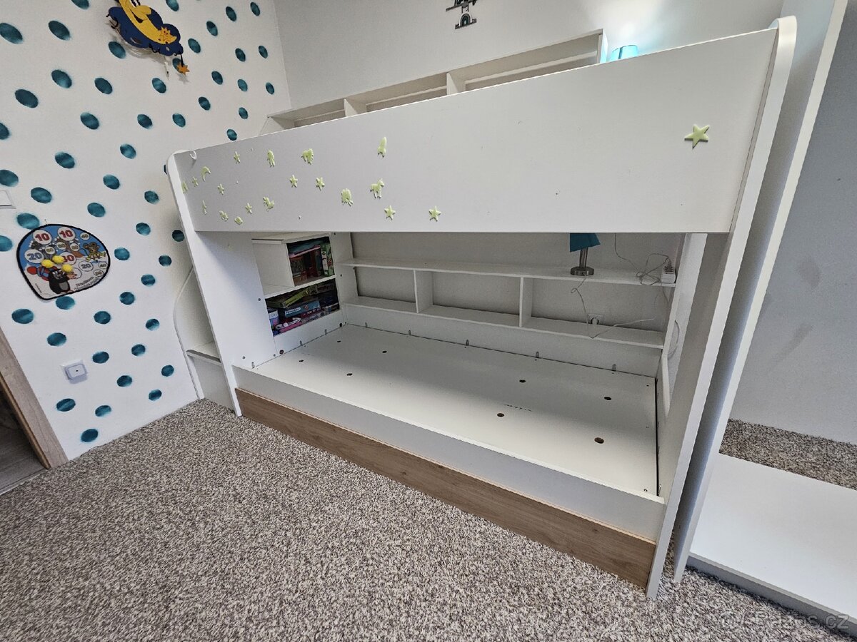 Palanda se schůdky (patrová postel) - 3