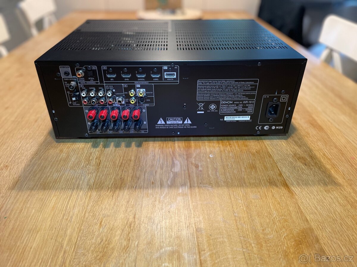 Denon receiver AVR-1612, repro. YAMAHA + subwofer - 3