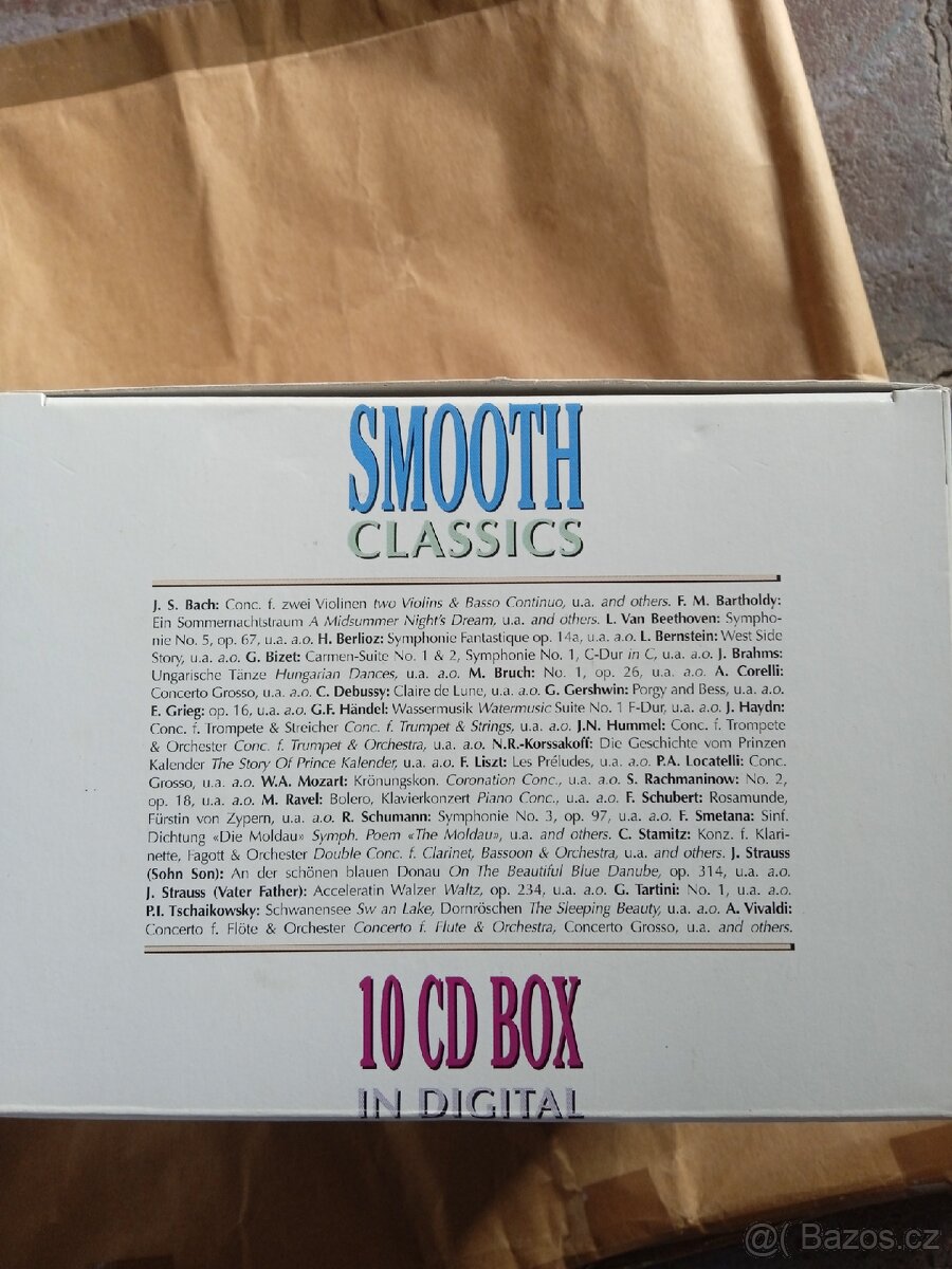 CD BOX-10 ksCD v box balení. - 3