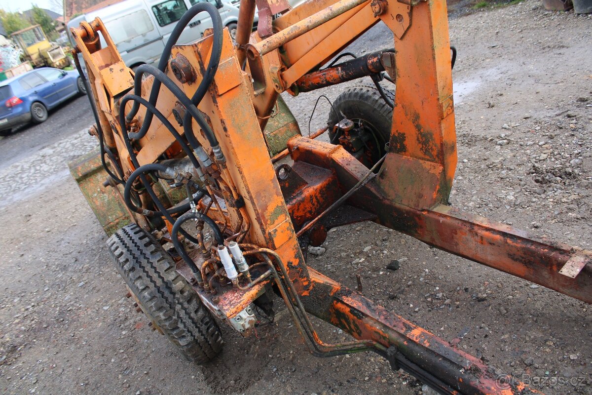 Zetor 7211 čelní nakladač ln 7211 lopata deska s vidlemi - 3