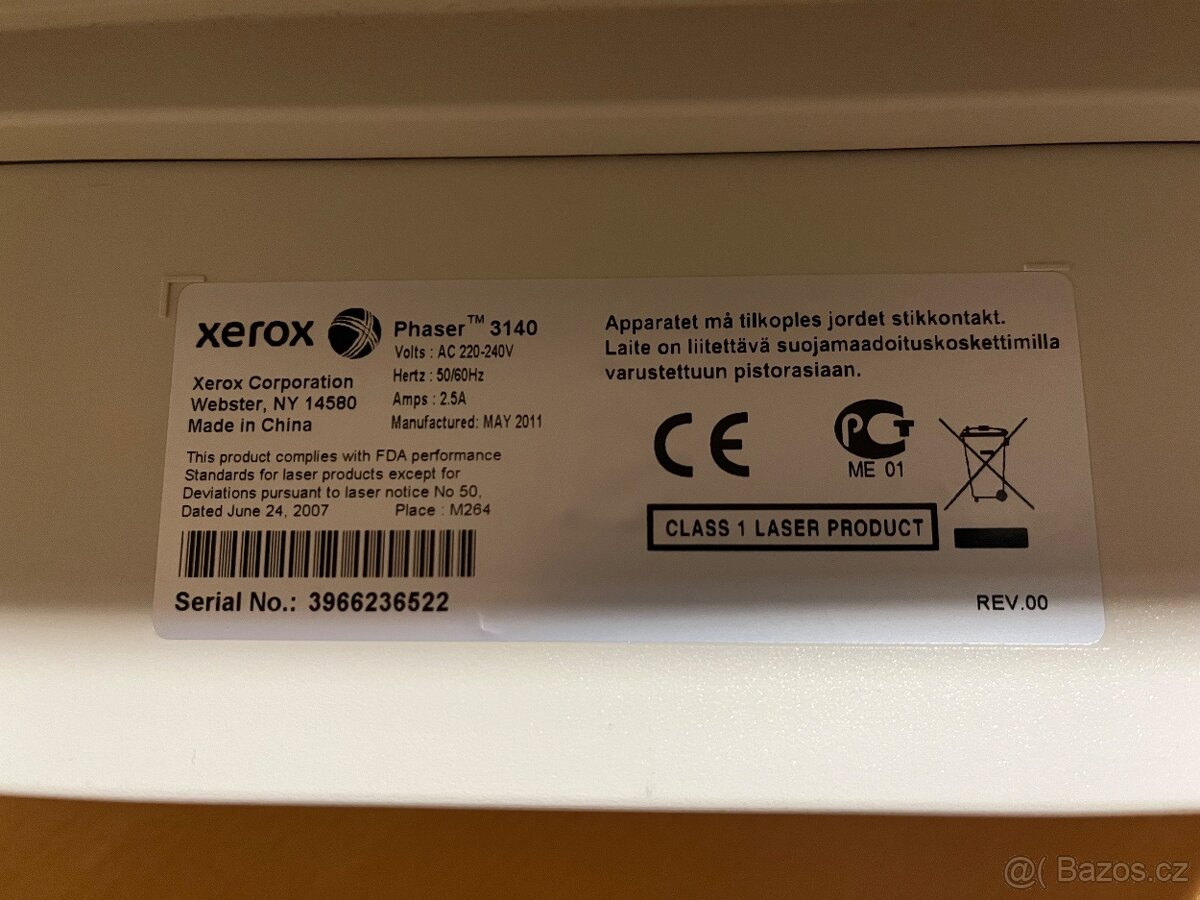 Laserová tiskárna Xerox Phaser 3140 - 3