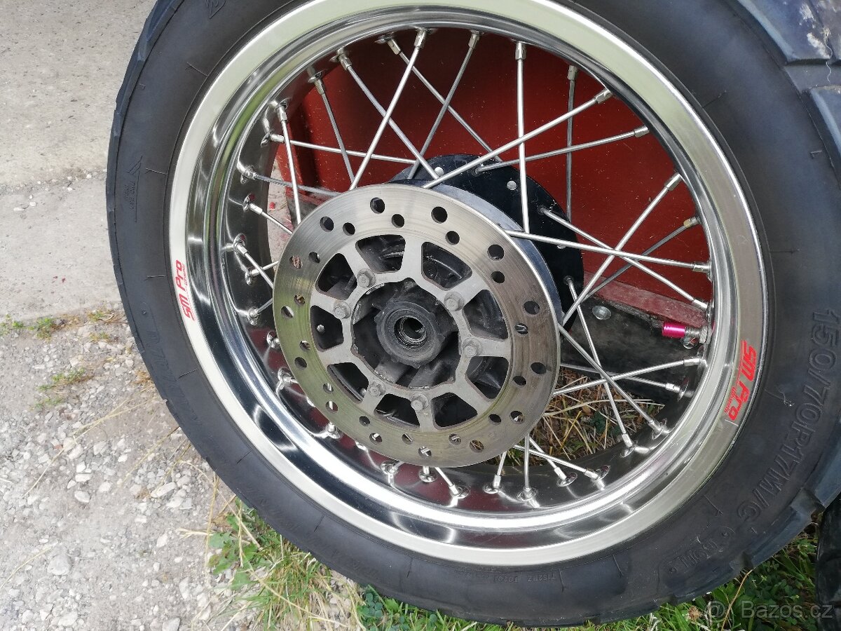 Yamaha XT 600 motardová kola - 3