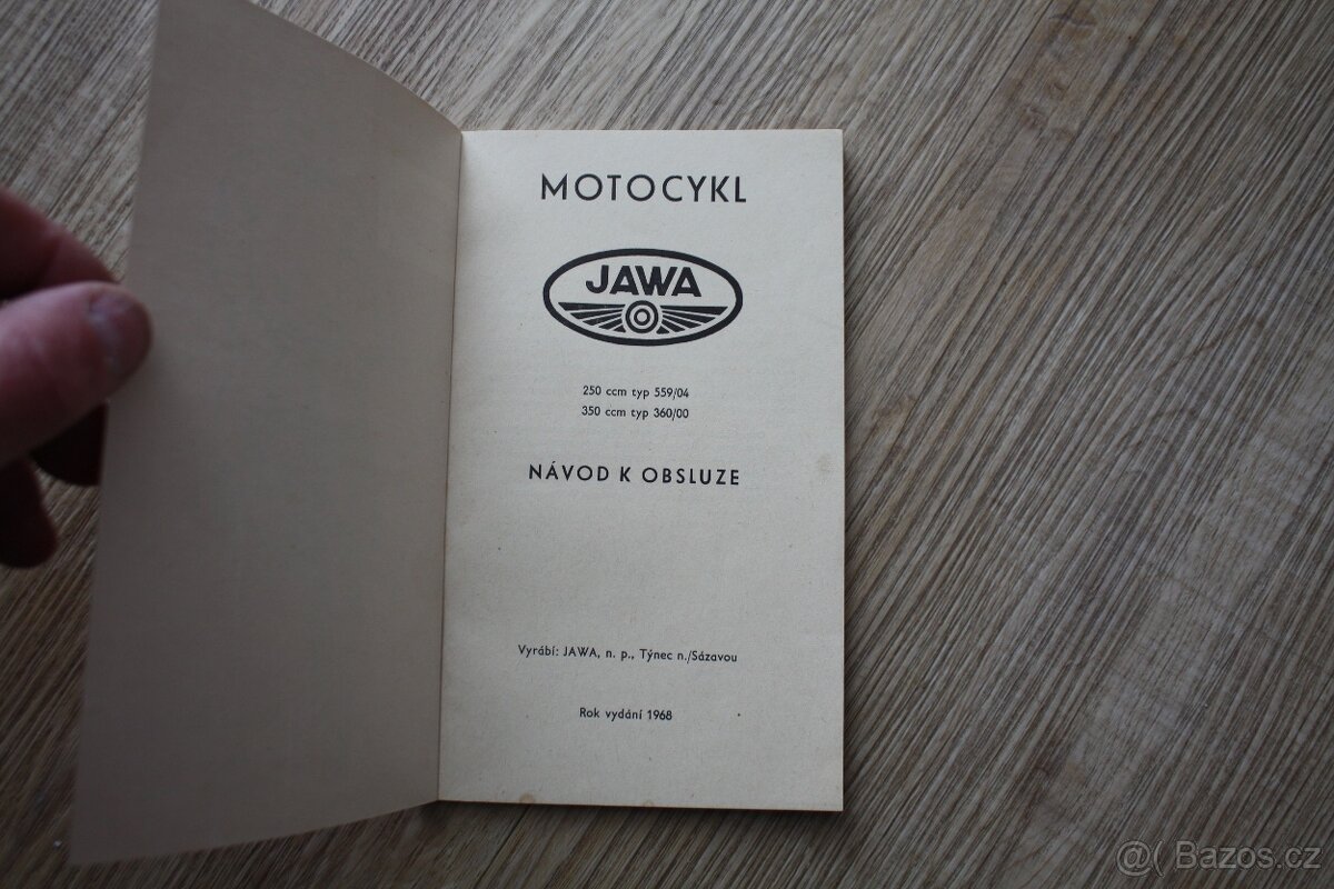 Jawa 250 typ 559/04, Jawa 350 typ 360/00 - Návod k obsluze - 3