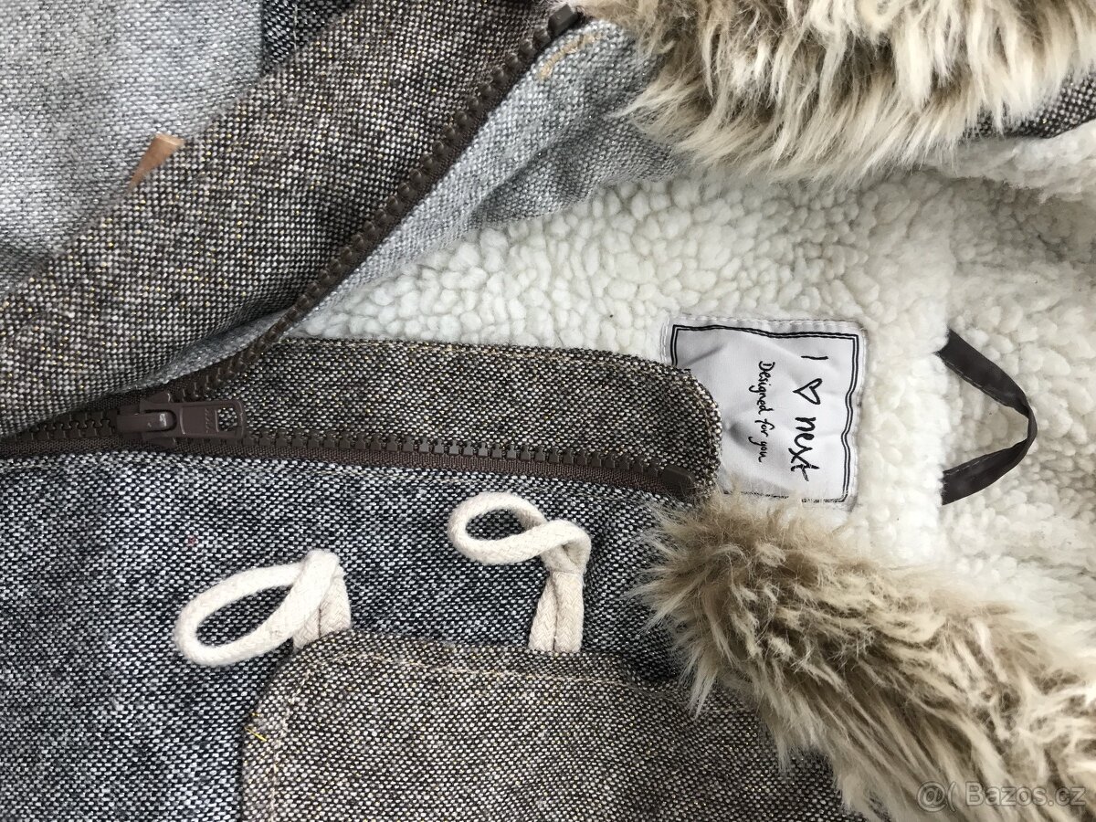 Dívčí kabatek NEXT,vel 92 ,na jaro a podzim - 3