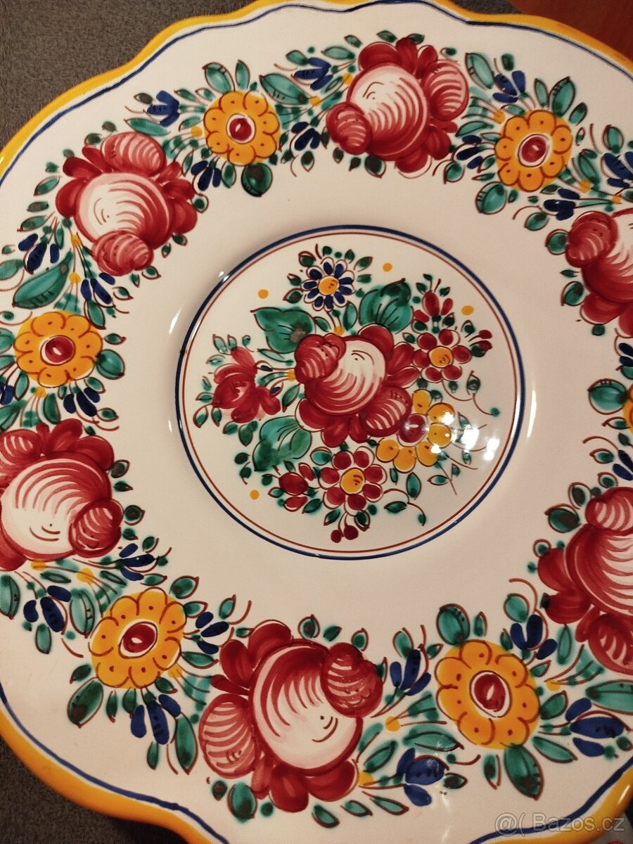 Tupeská keramika - talíř na zavěšení - 3