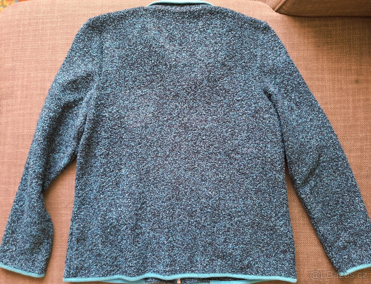 Modrozelený kabátek vel. L - 3