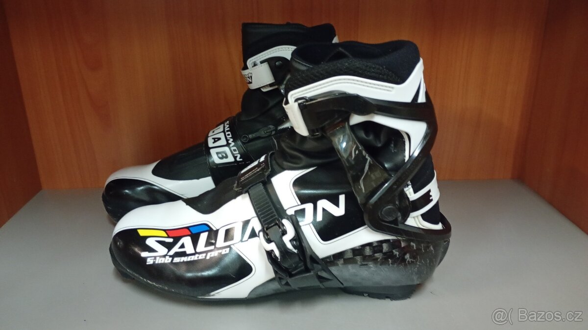 Boty na běžky SALOMON S-LAB SKATE černé SNS PILOT. 46 - 3
