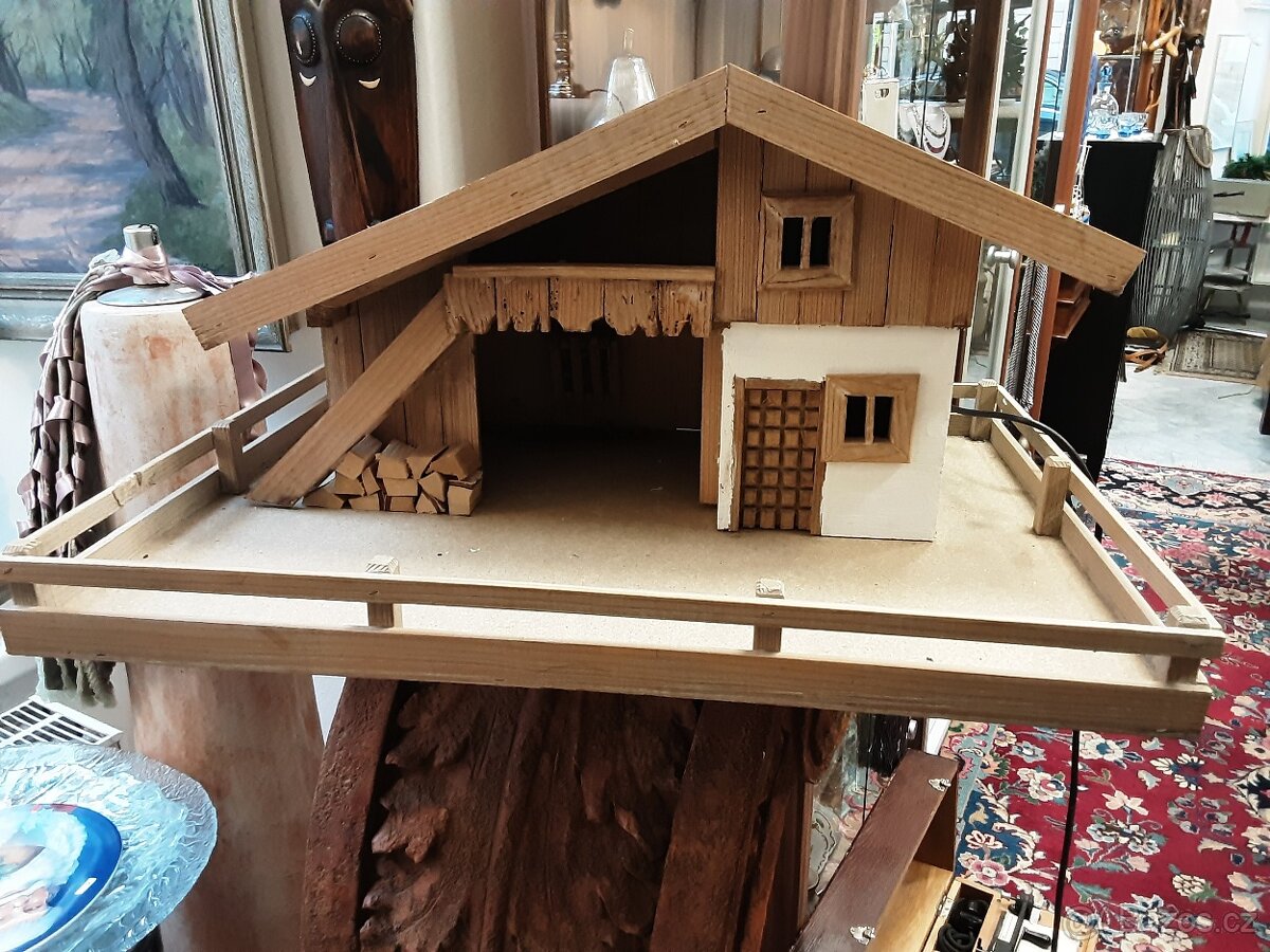 Dřevěný model Alpského srubu - 3