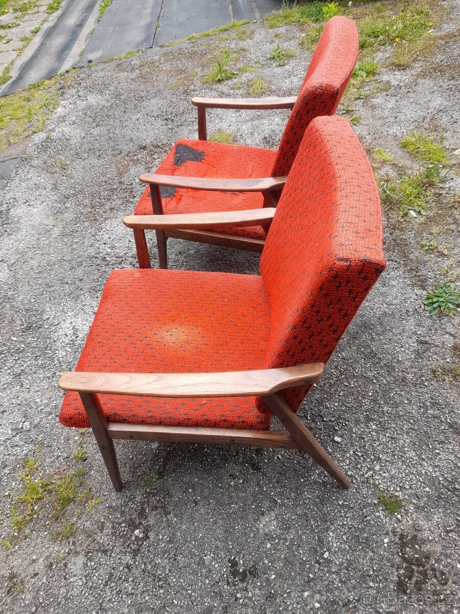 Retro křesla 2 kusy - 3
