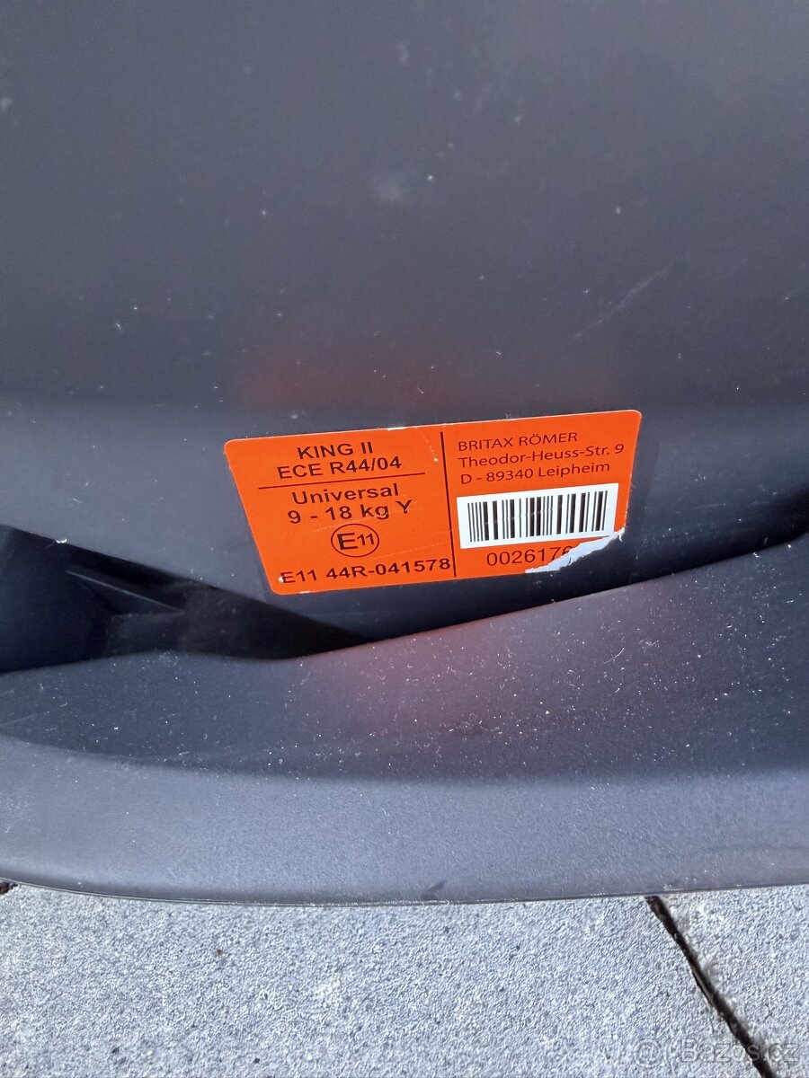 Autosedačka Britax Romer King II - 3