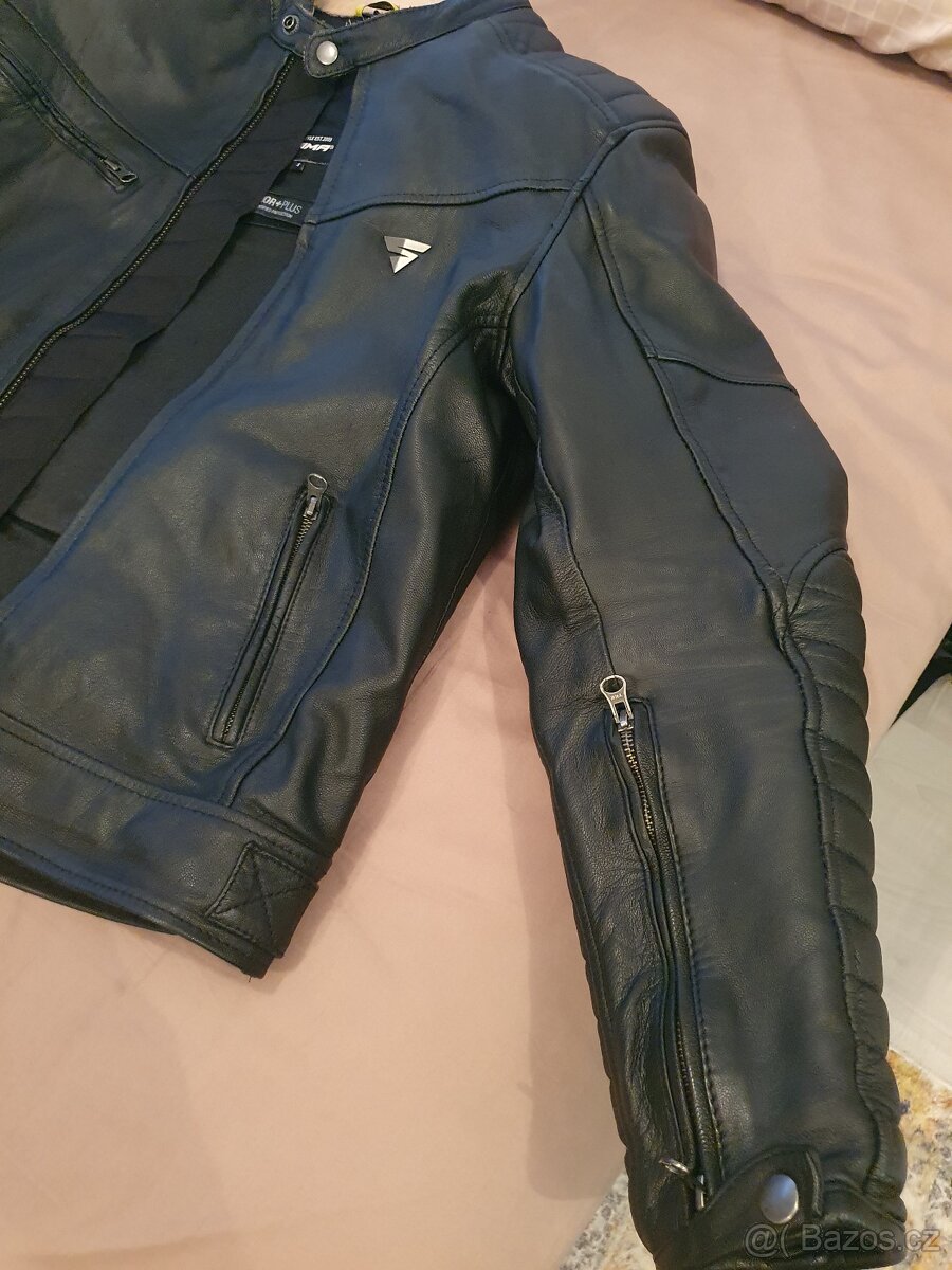 Motorkářská kožená bunda - 3