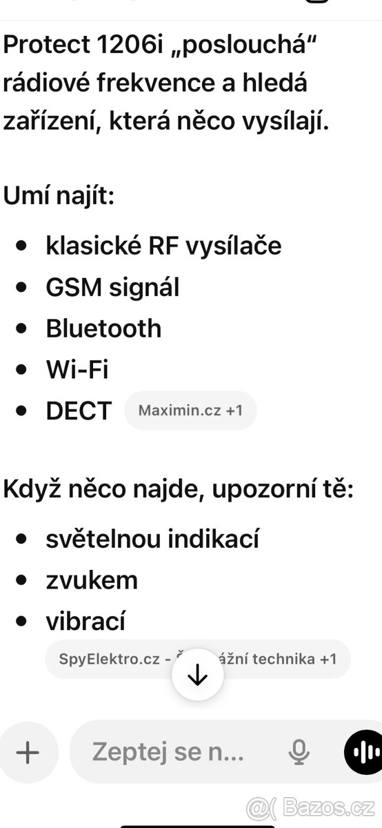 Detektor odposlechu - 3