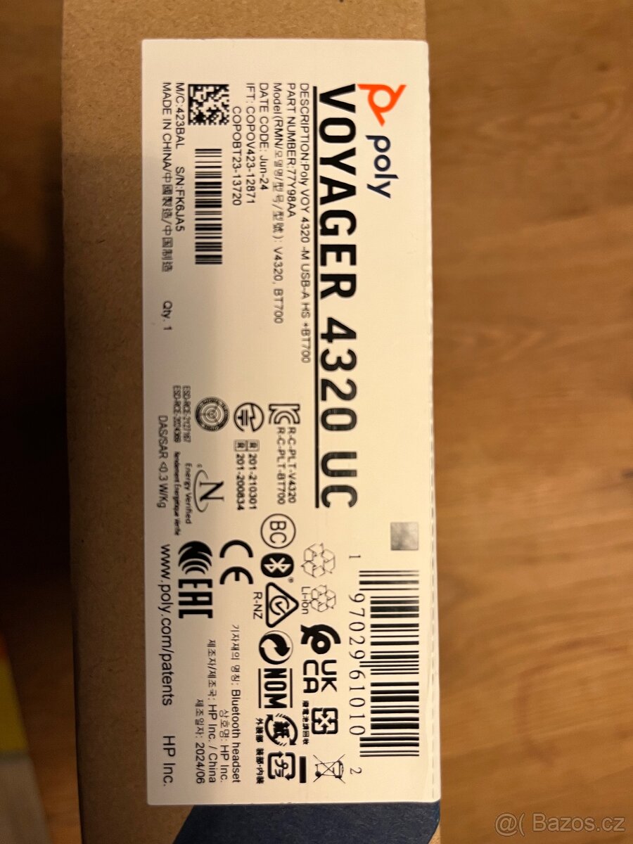 Sluchátka POLY VOYAGER 4320 UC - 3