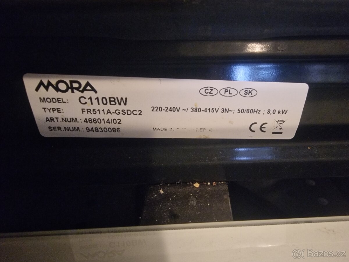 Sporák MORA C110BW - 3