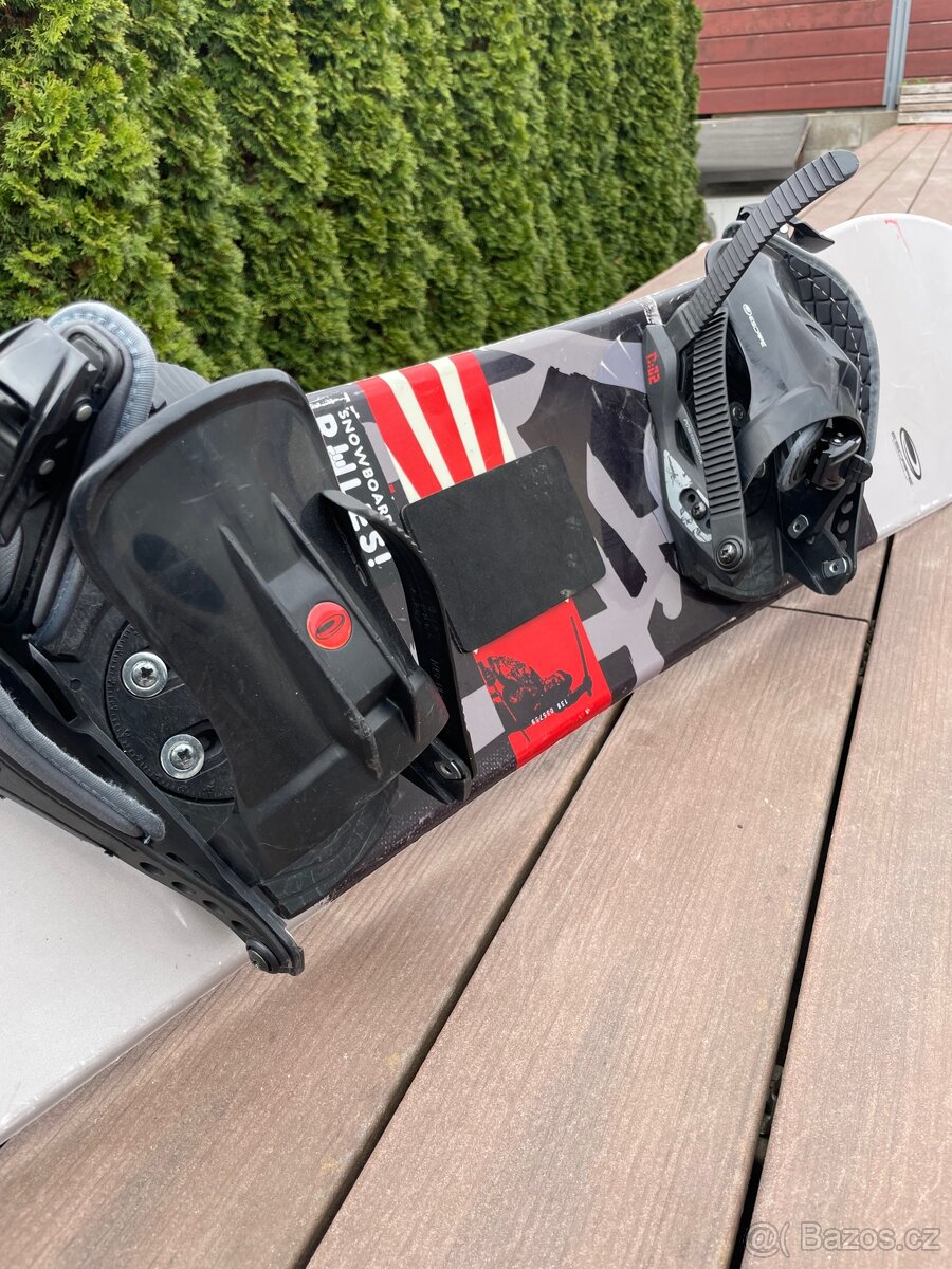Snowboard 140 cm + boty Burton - 3