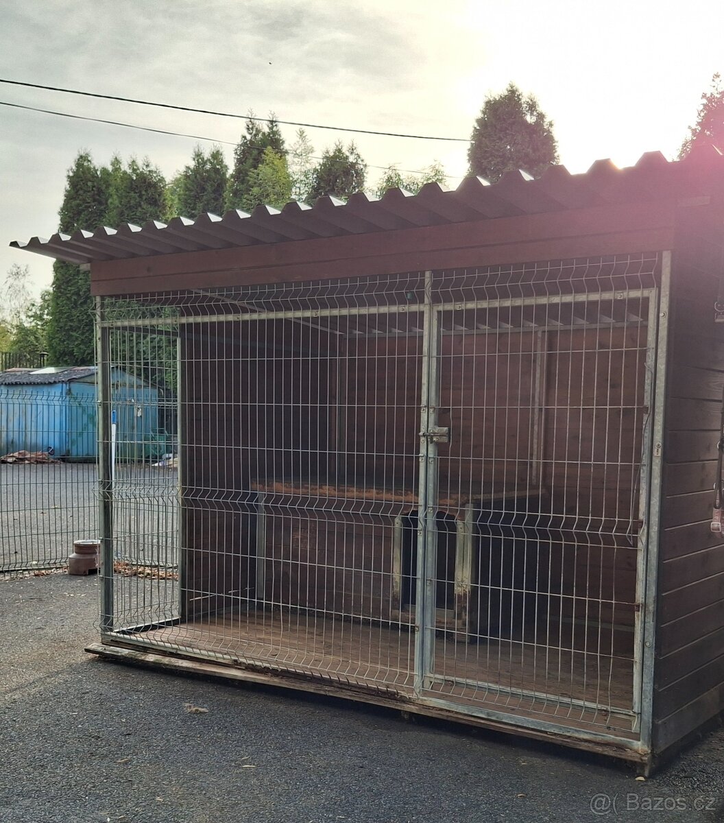 Kotec pro psa (3 × 2m) + zateplená bouda - 3