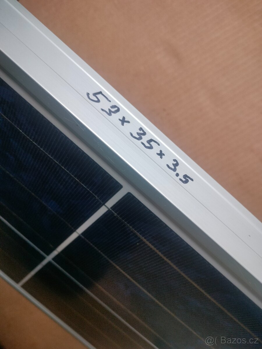 solární panel 52cm X 35cm 3,6 voltu , 20 w ,max 1000 v - 3