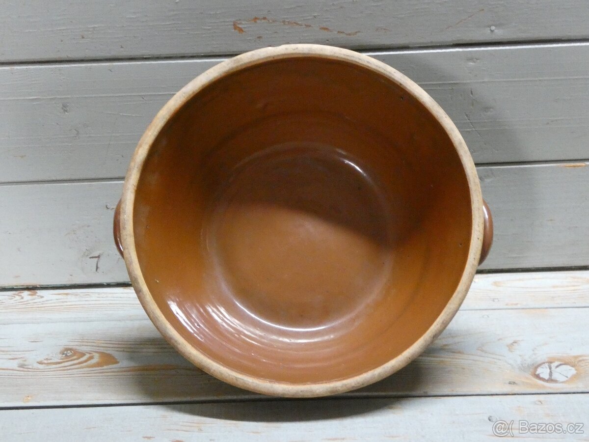 Starožitná mísa z kameniny - 3