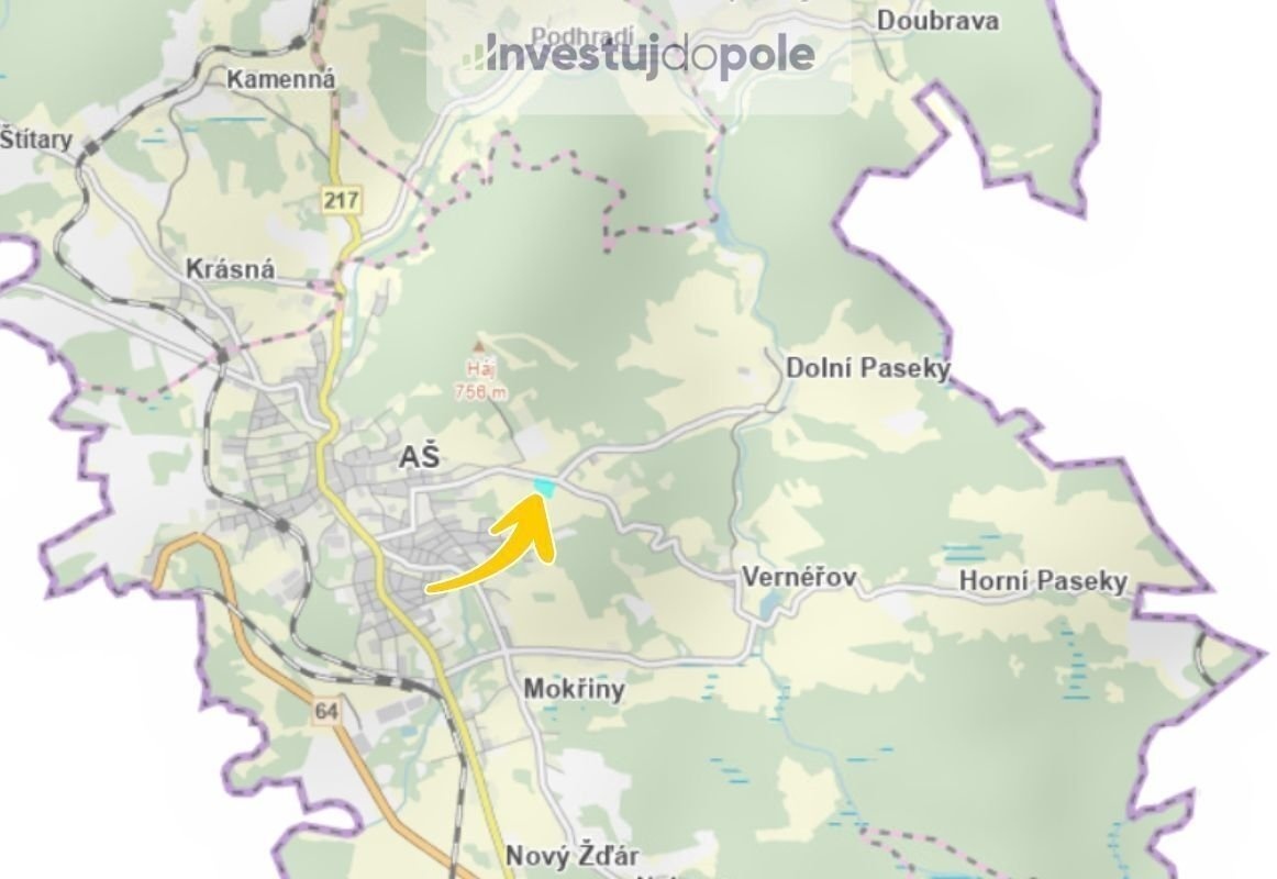 Prodej pole 13 941 m², Aš, ev.č. 2025-07-03-4 - 3