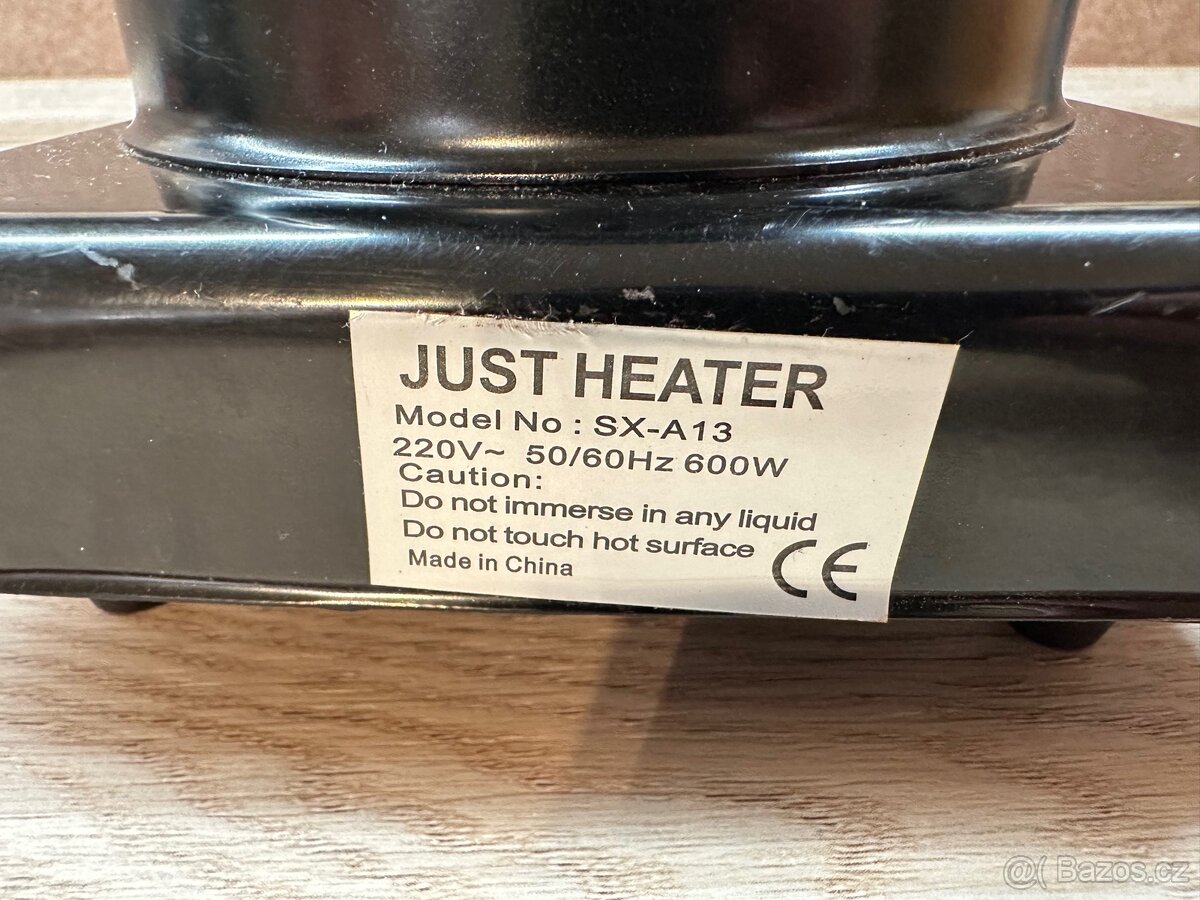 Ohřívač Just Heater SX-A13 - 3