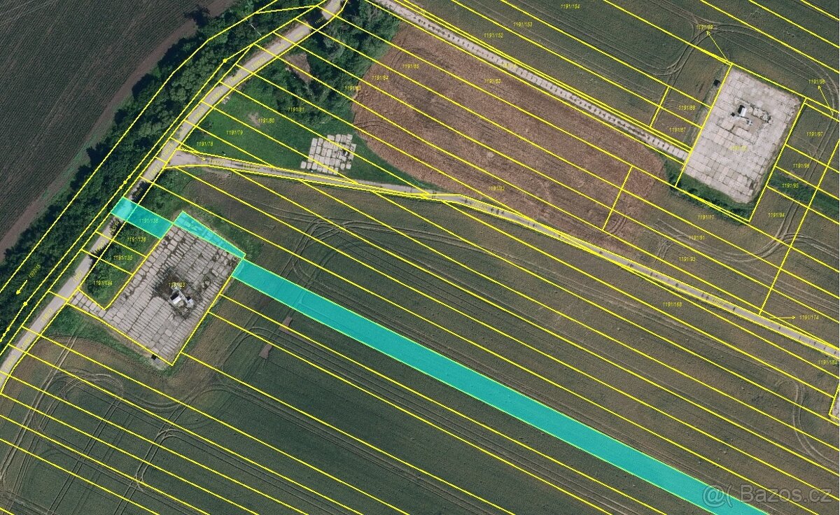 Prodej uceleného pole – 1 128 m² - kú Týnec na Moravě - 3