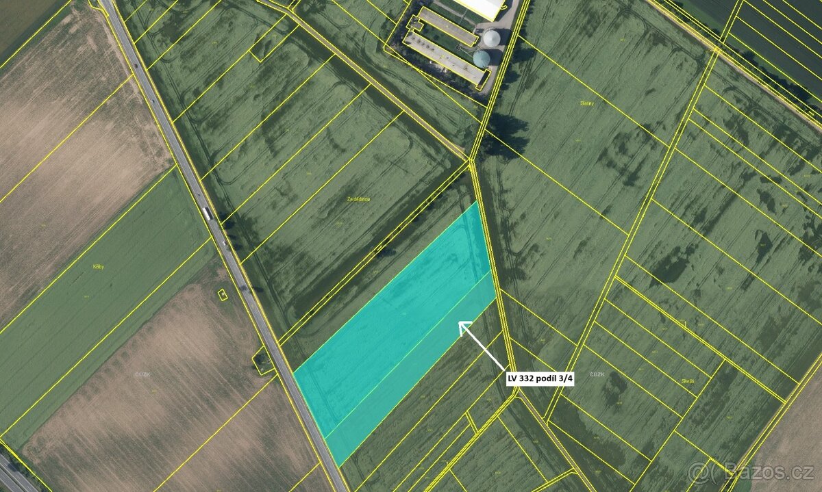 Prodej polí s dobrou bonitou - 2,7 ha – kú Rozvadovice - 3