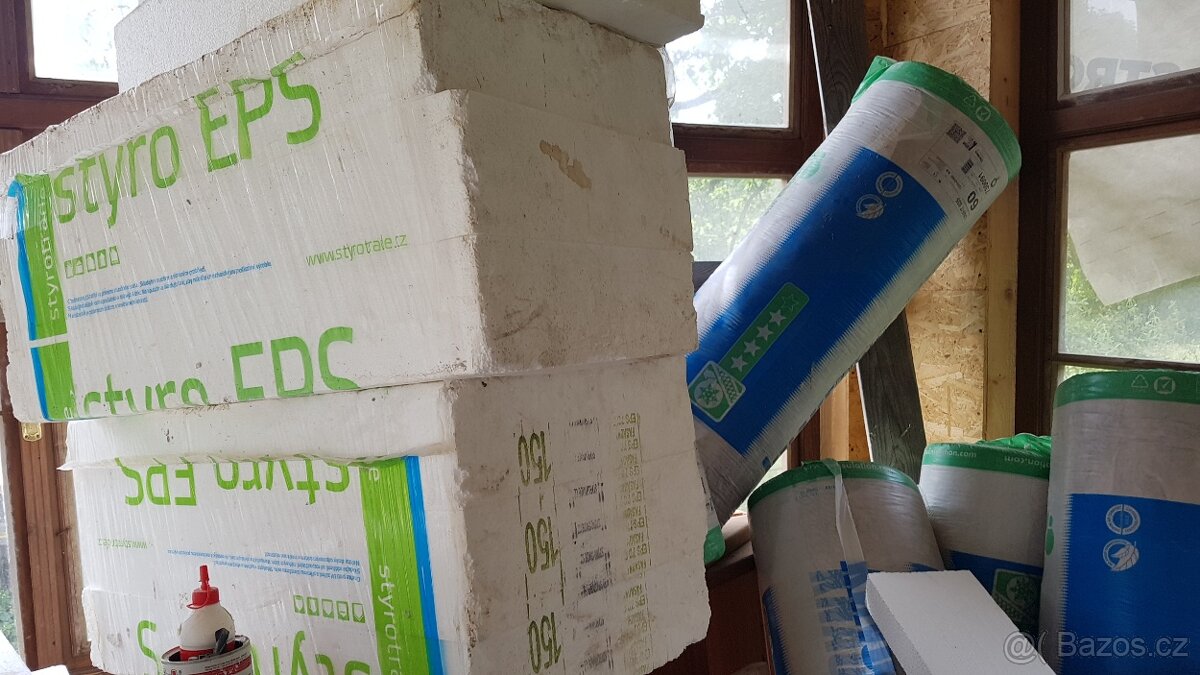 polystyren fasádní, zbytky ze stavby - 3