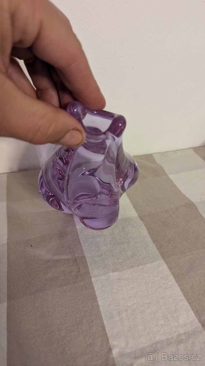 Vázička hutní sklo - 3