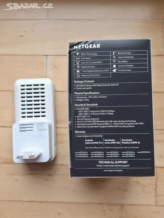 Netgear WiFi Extender, zesilovač,opakovač signálu - 3