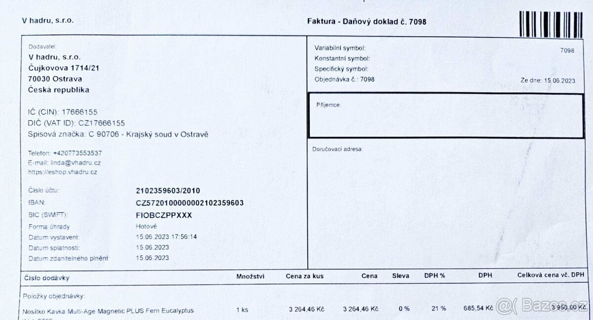 Ergonomické nosítko Kavka Multi-Age Eucalyptus - 3