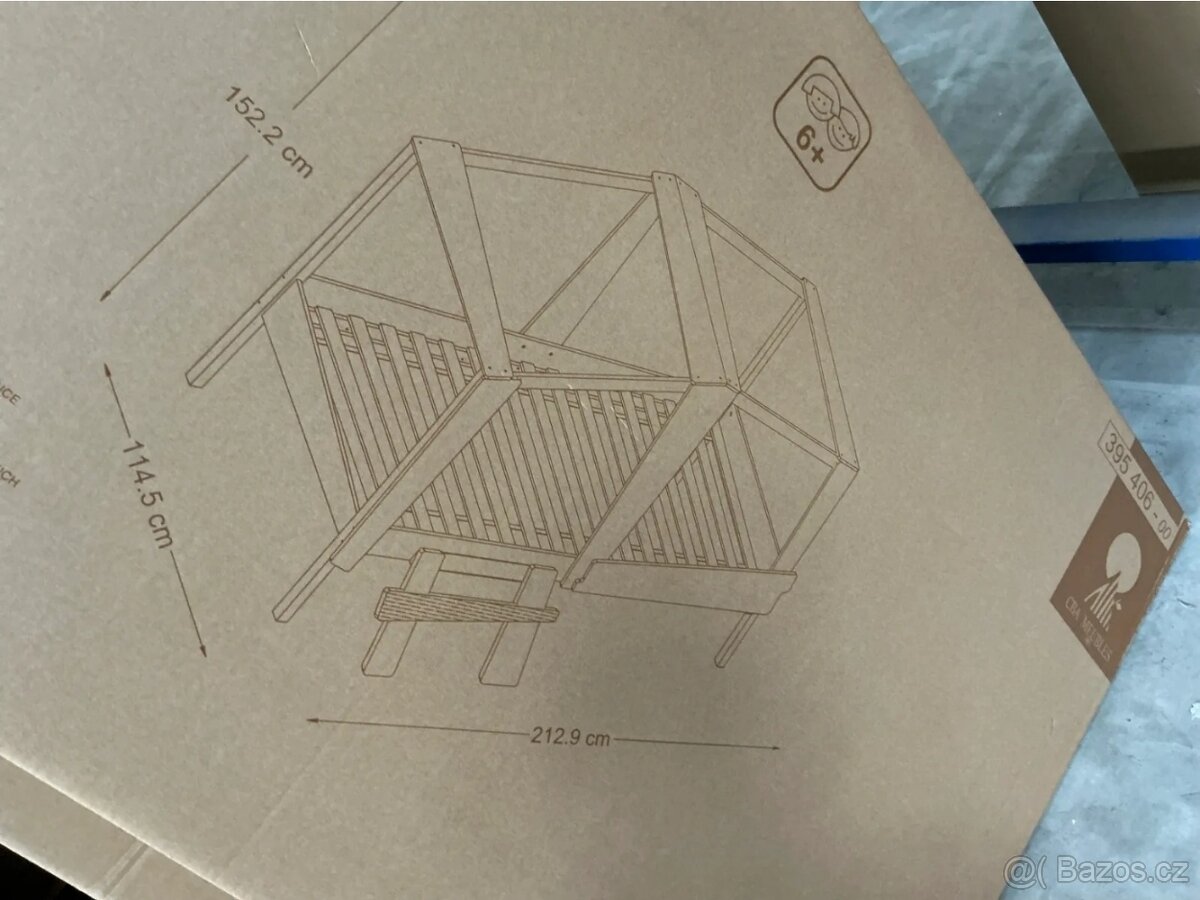 Dětská postel "bunkr" 90x200 - 3