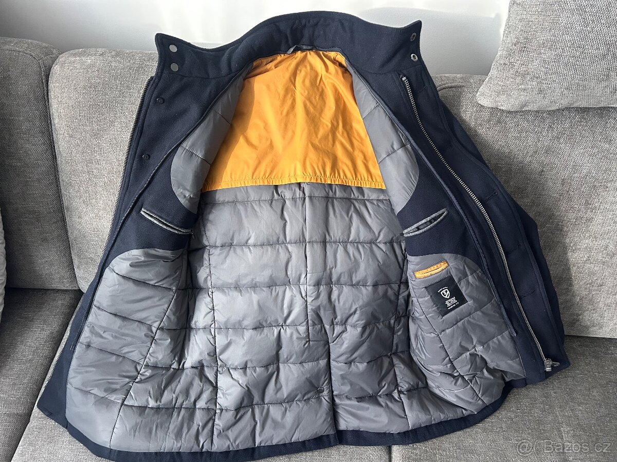 Pánský kabát JEREM modern fit, vel.M - 3