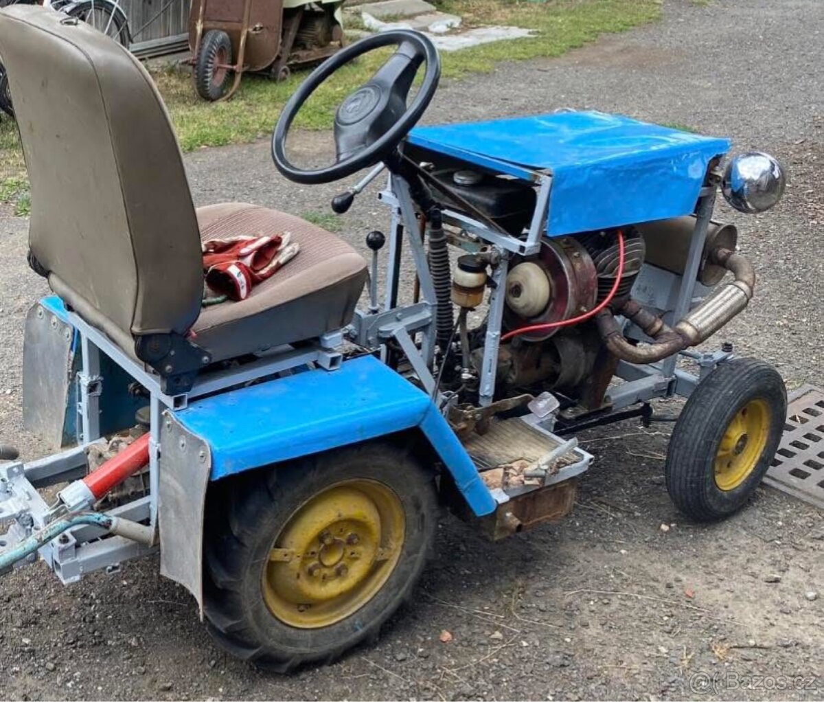 Malotraktor domácí výroby jawa 250 - 3