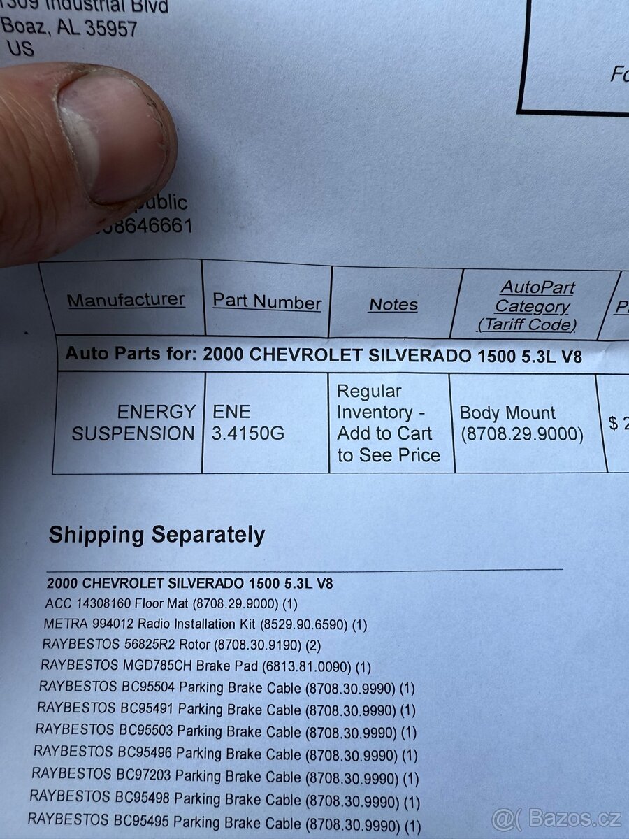 Silentbloky pro zvednutí kabiny Chevrolet - 3