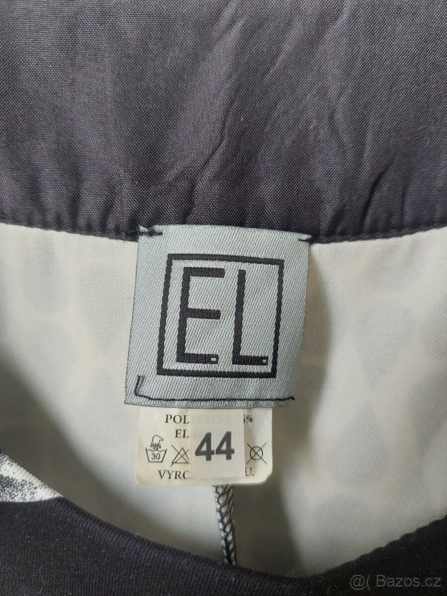 Společenské šaty černobílé 44 - 3