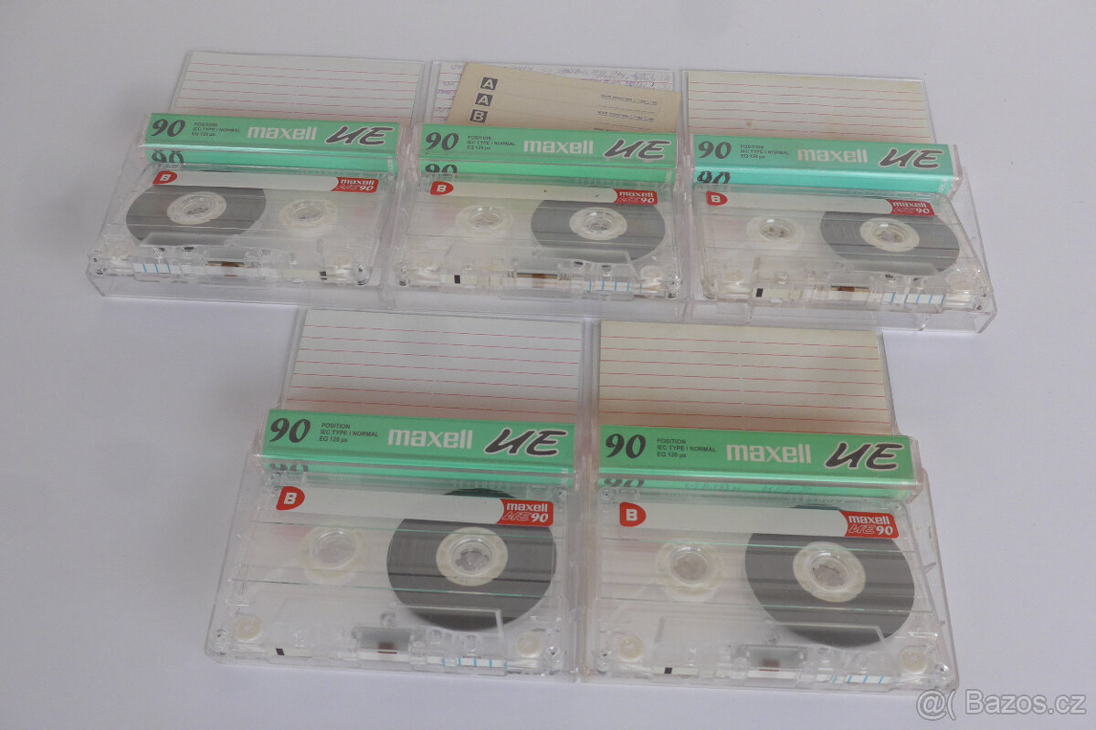 AudioKazety MAXELL UE90 MAXELL UE90 5ks MC - 3