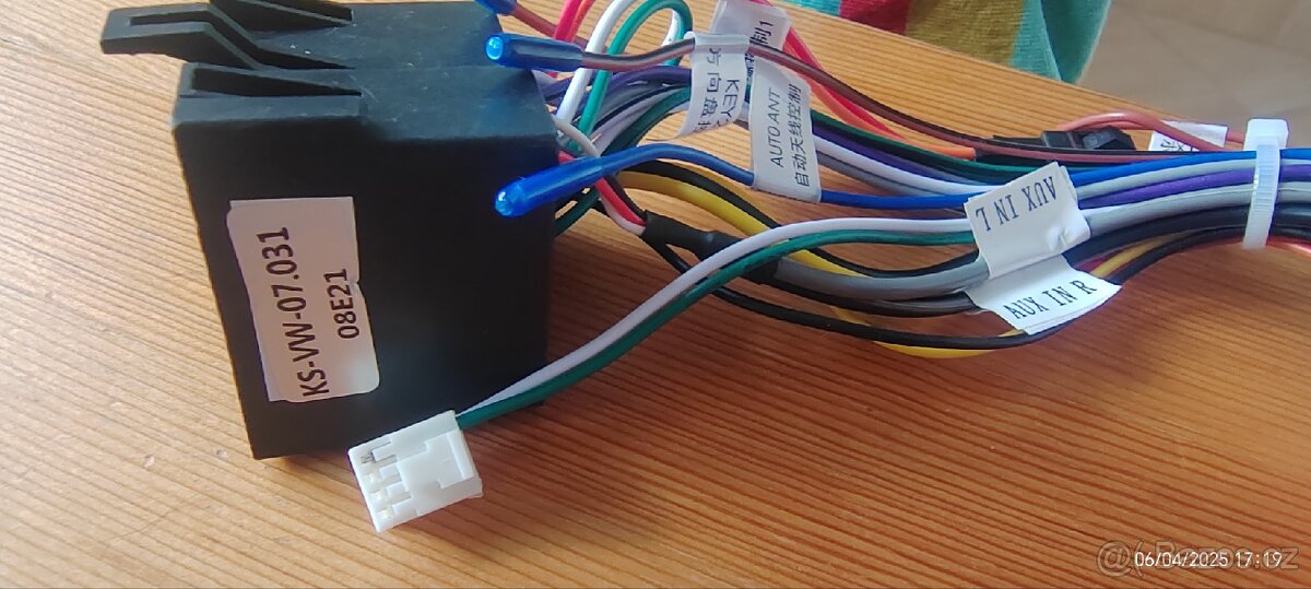 ISO redukční kabel autorádia, NOVÝ - 3
