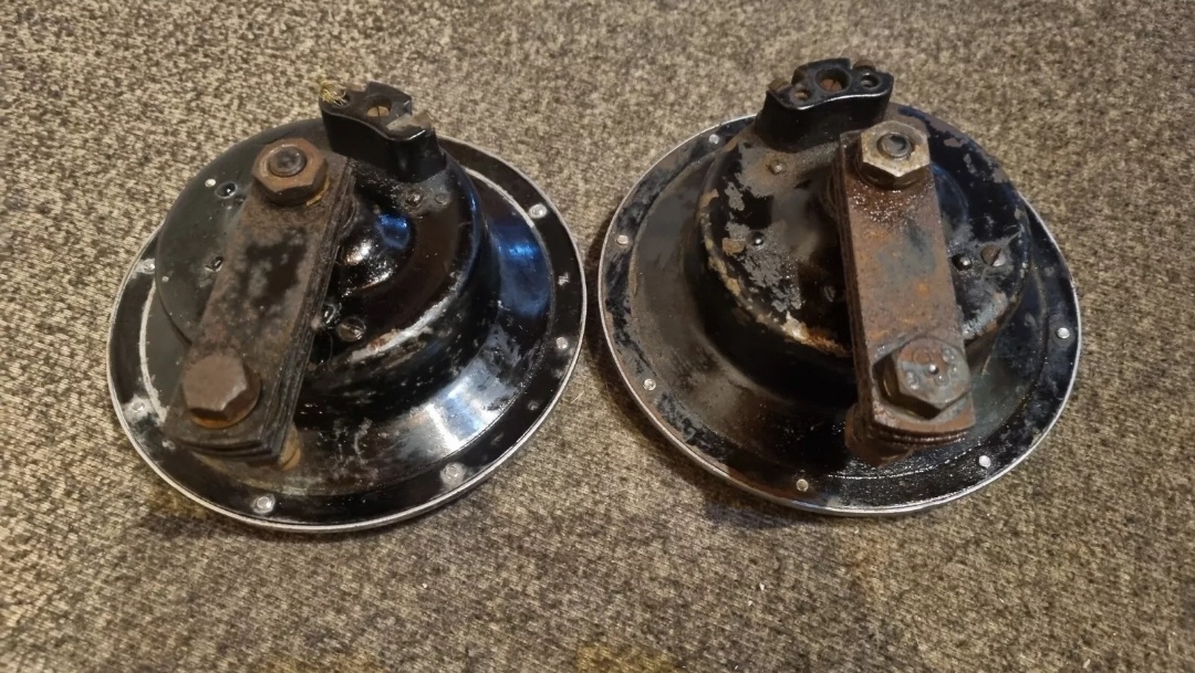 Bosch chromové klaksony - 50.-70.léta - 3