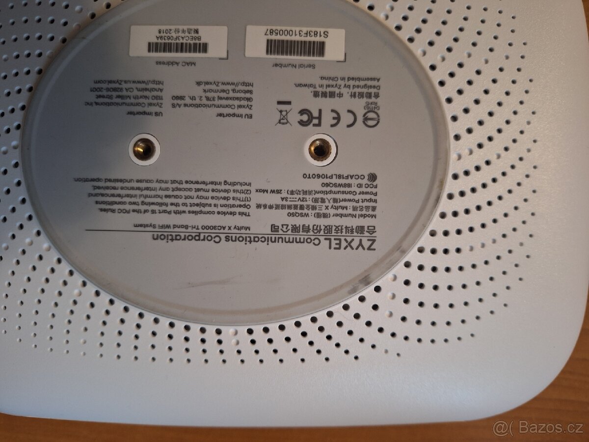 Wifi router třípásmový 3000Mb - Zyxel WSQ50 - 3
