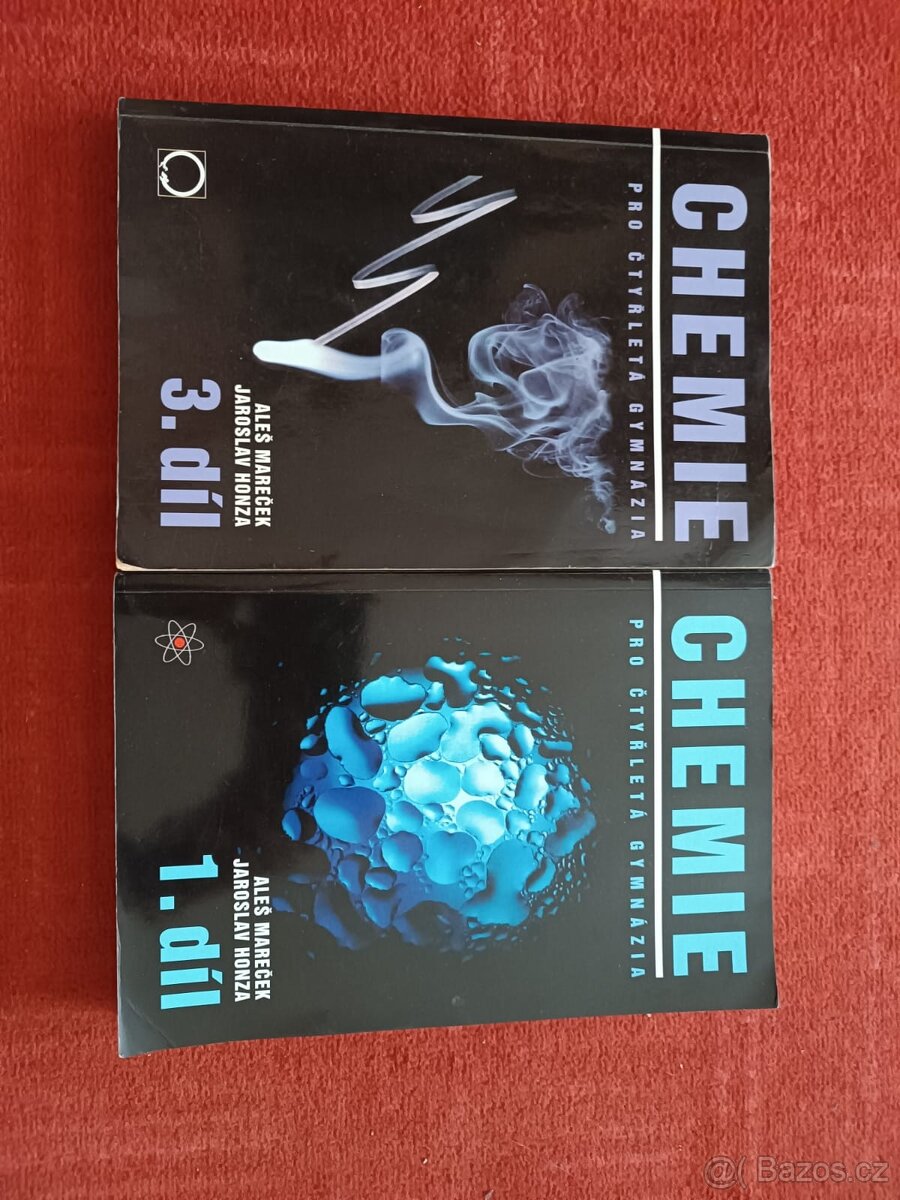 Učebnice matematiky, chemie, fyziky, biologie - 3