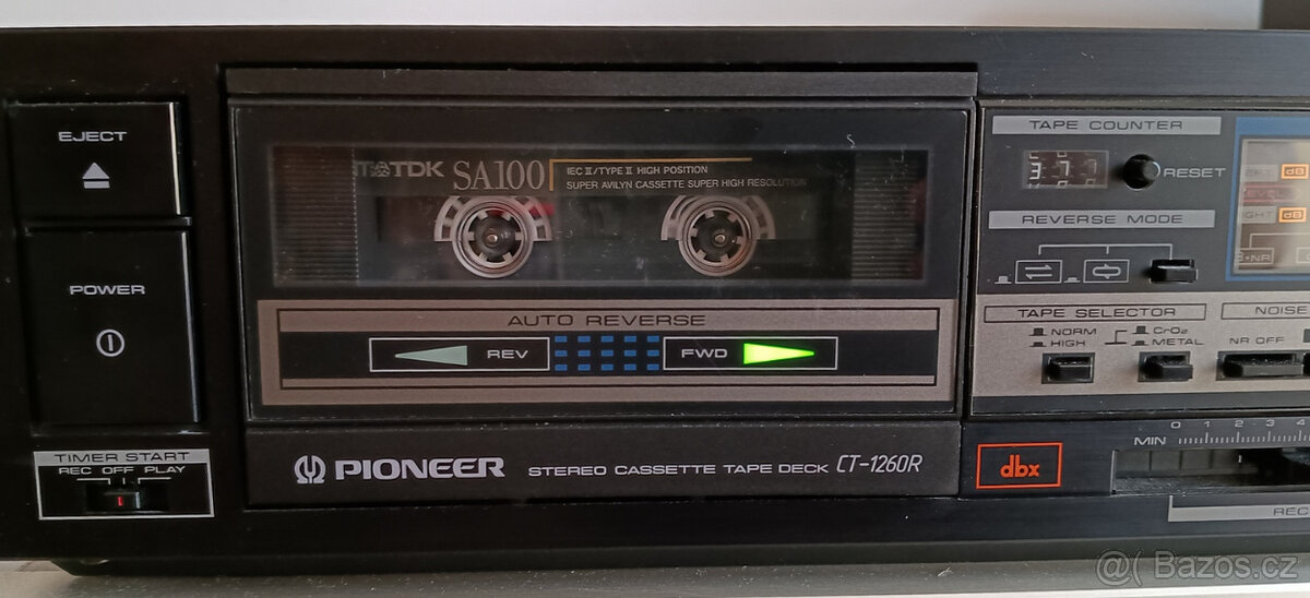 PIONEER CT-1260R tape deck - 3