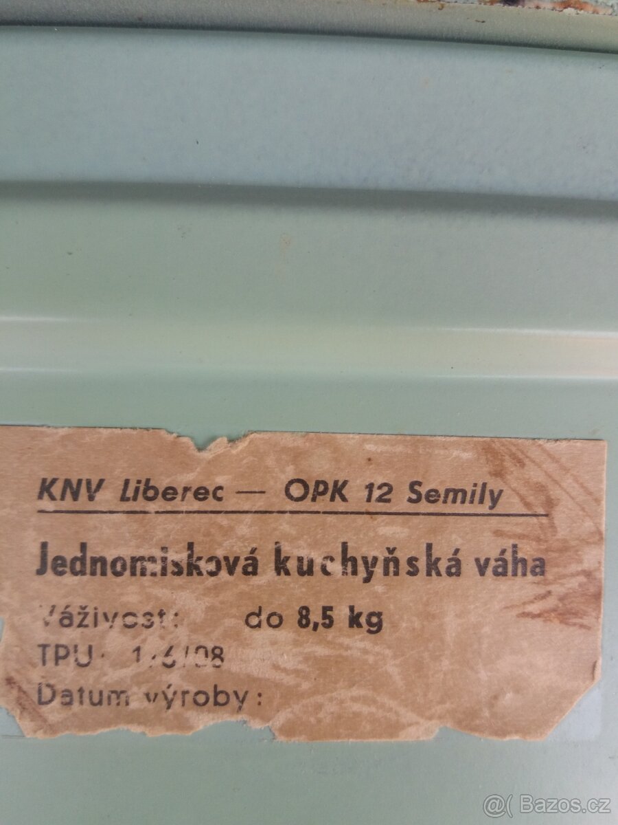 Kuchyňská váha. - 3