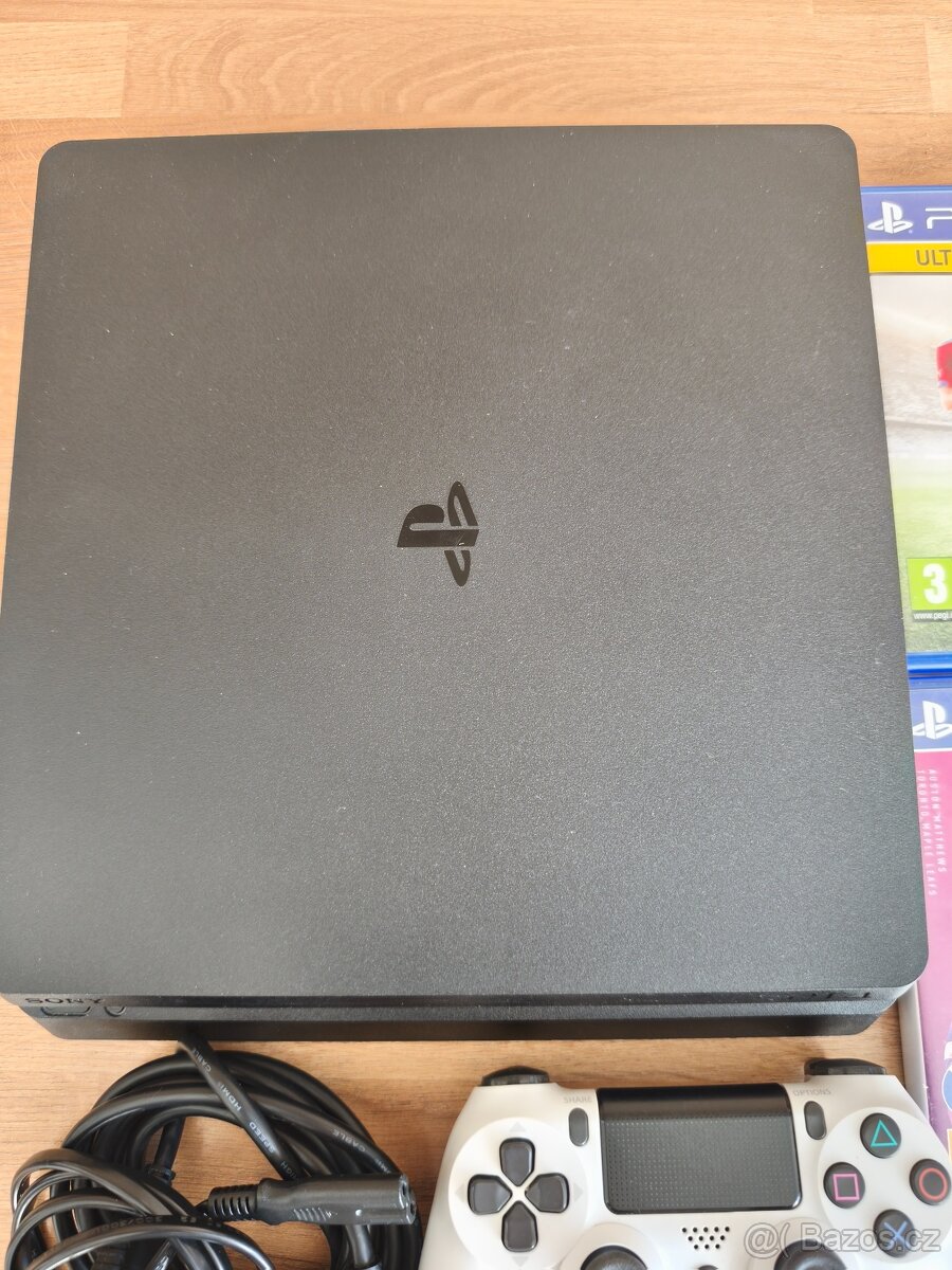 PlayStation 4 Slim 500GB + Ovladač+ 2 Hry - 3
