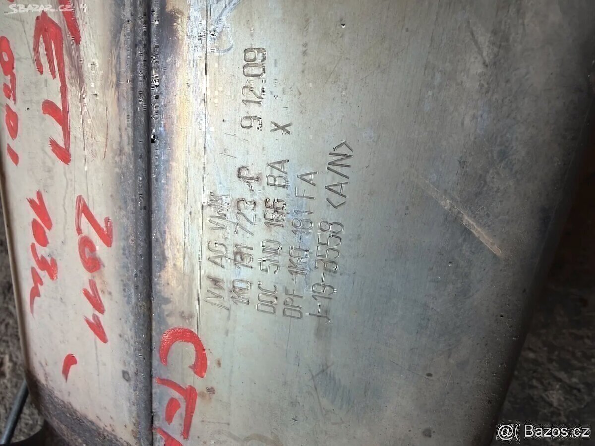 DPF filtr 2.0tdi CFH,CFFB 1K0131723P - 3