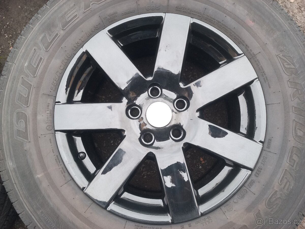 Prodám sadu Orig ALU kol Jeep 255/70R18 celoroční