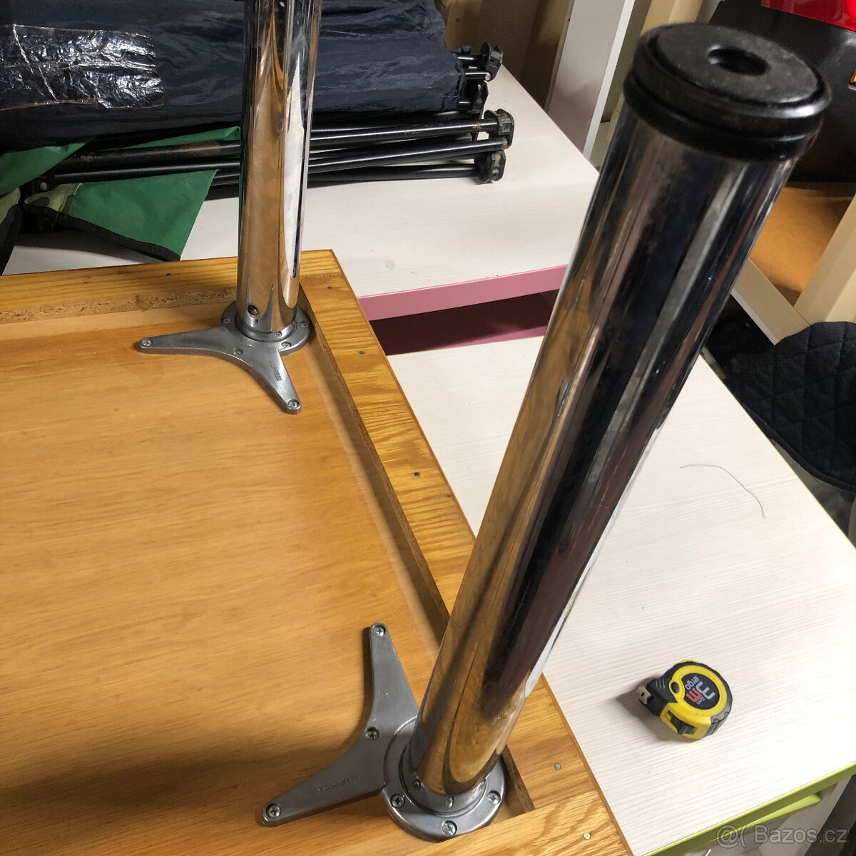 Konferenční stolek. Odkládací stůl. Masiv dřevo kovové nohy - 3